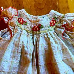 Summer smocked turtle dress